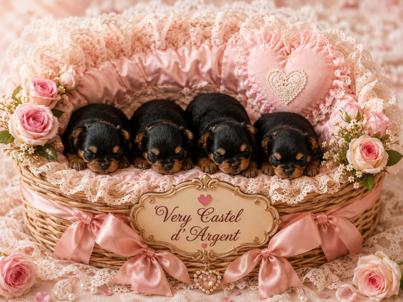 Chiot Yorkshire Terrier Very Castel D'Argent